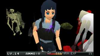 The protagonist in House of Necrosis.