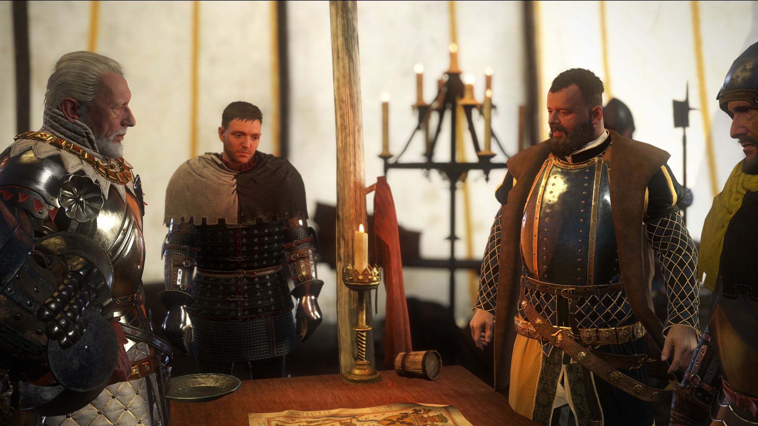 A war meeting in Kingdom Come: Deliverance.