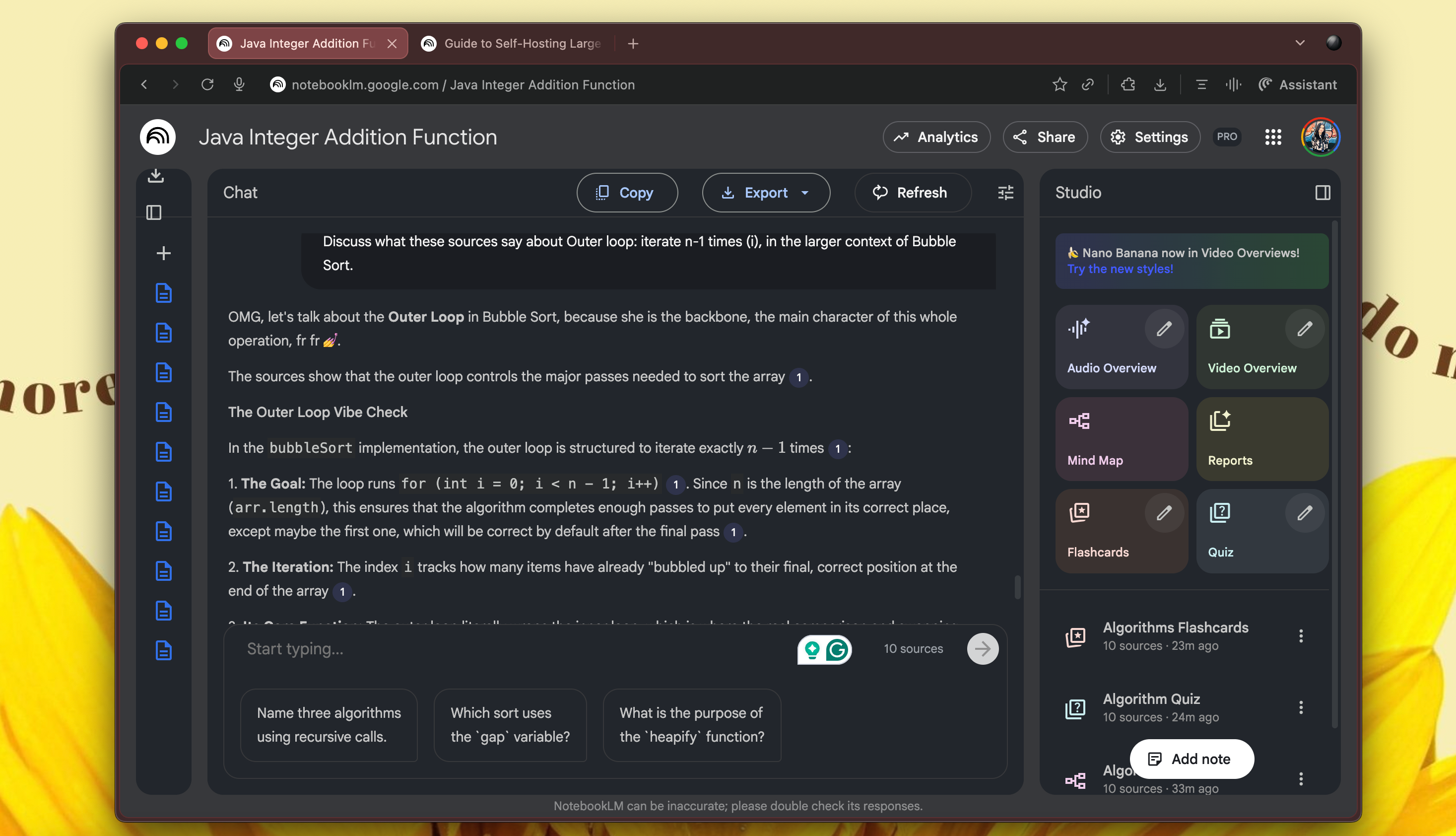 Turning NotebookLM into a chaotic TikTok-style brainrot tutor changed ...