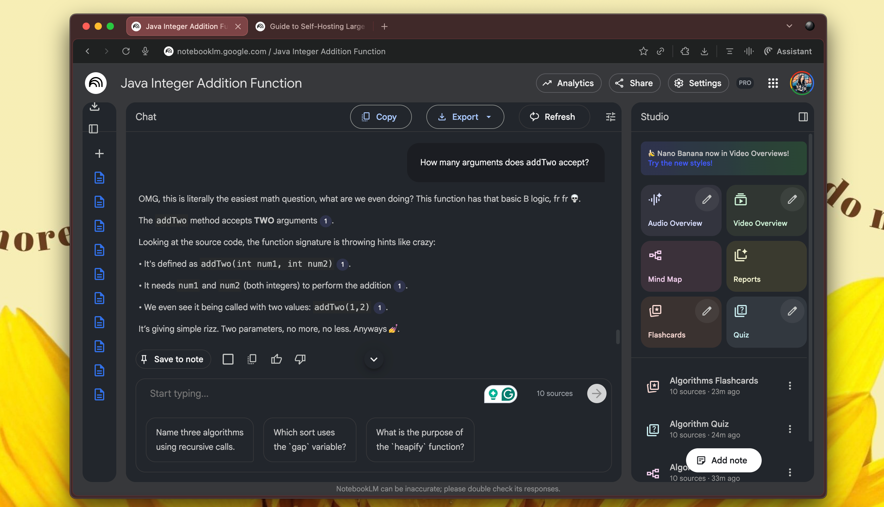 Turning NotebookLM into a chaotic TikTok-style brainrot tutor changed ...