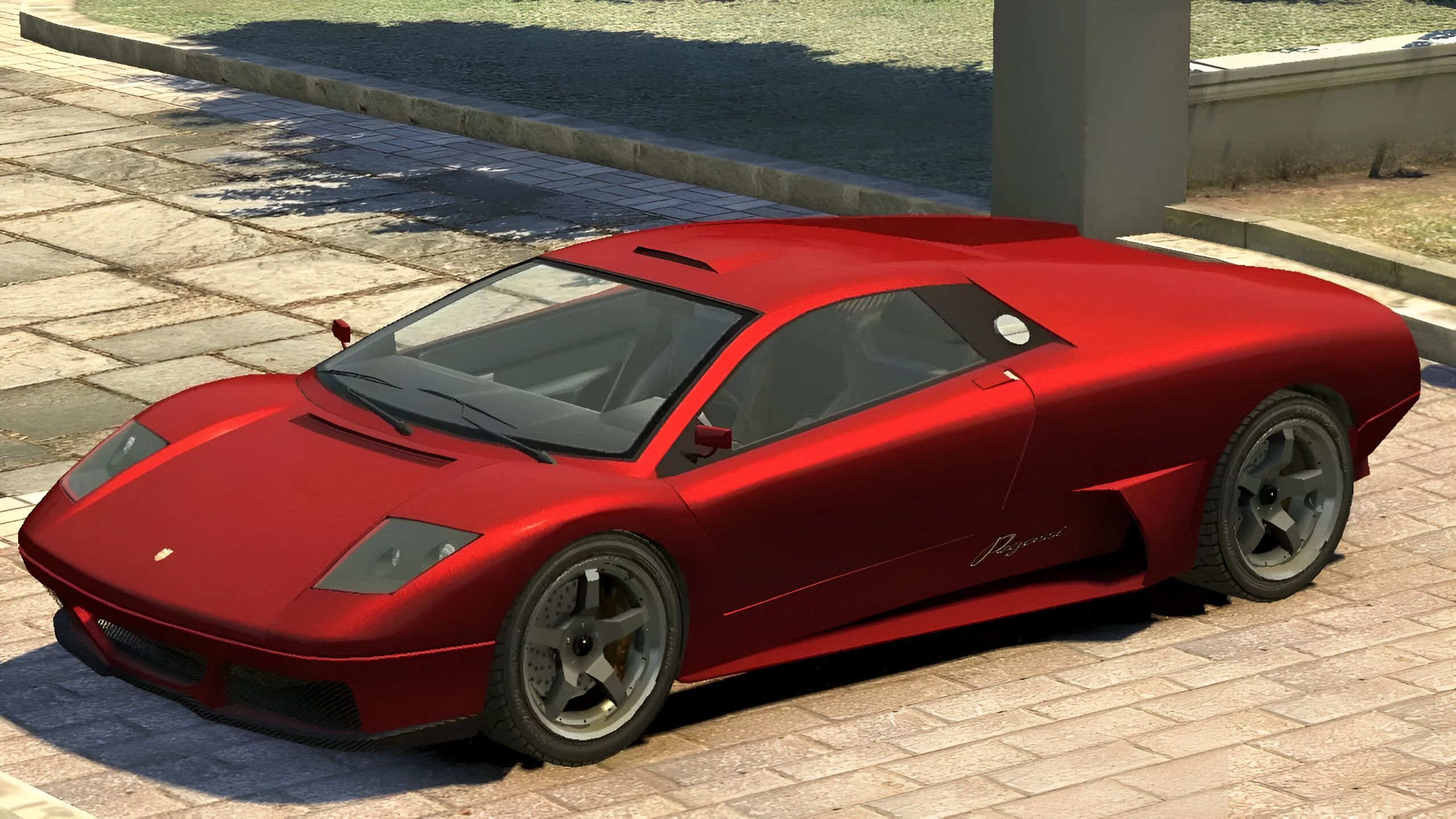 A red Pegassi Infernus in GTA IV.