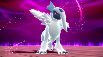 A rogue Mega Absol prepares to fight the player in Pokemon Legends: Z-A