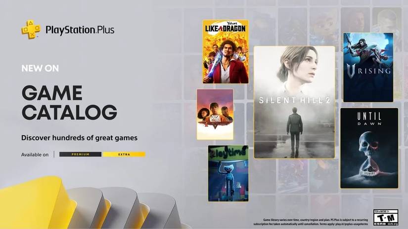 Key art for October's lineup of PS Plus Premium and Extra games