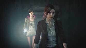 Claire Redfield nad Moira Burton in Resident Evil: Revelations 2.