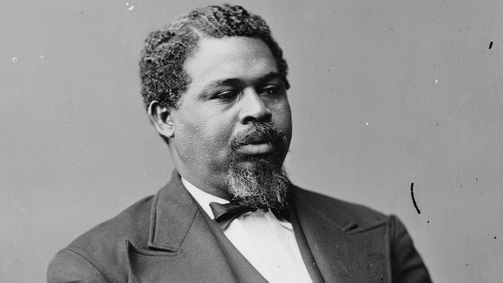 A photograph of Robert Smalls from 1875, during the Reconstruction Era of the United States