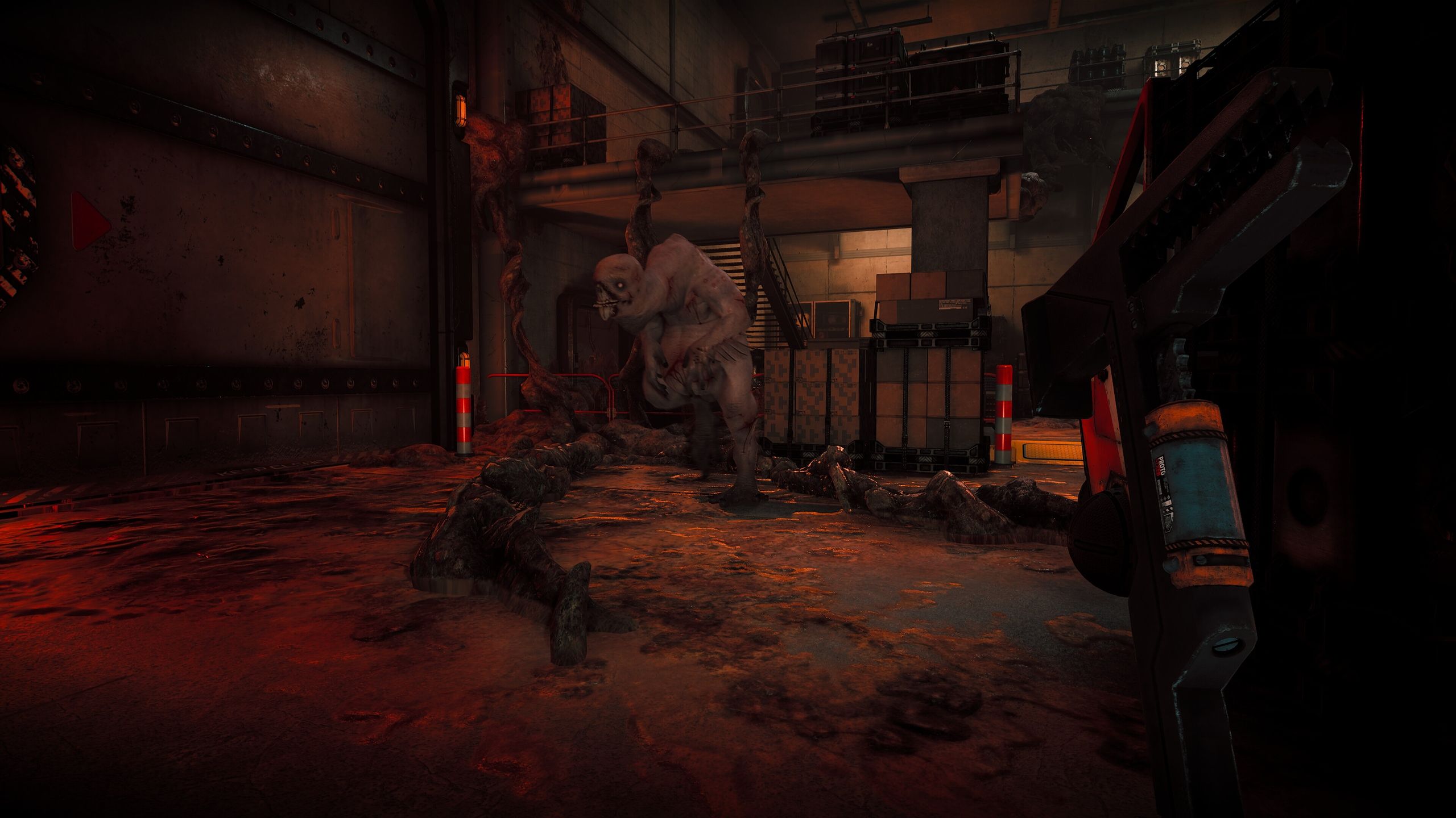 Facility floor covered in biomass in SCP: Fragmented Minds.
