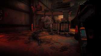Facility floor covered in biomass in SCP: Fragmented Minds.