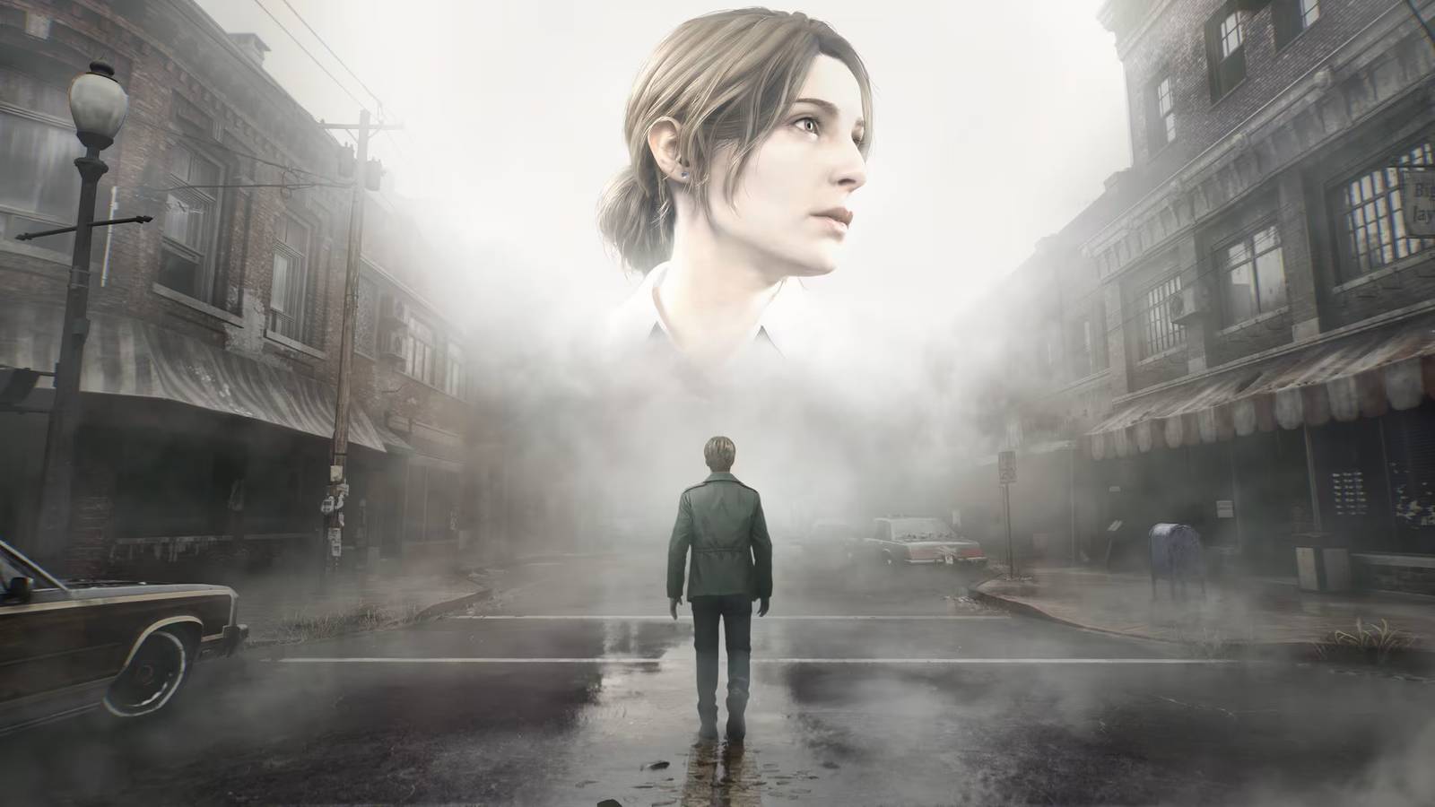 Key art for the remake of Silent Hill 2