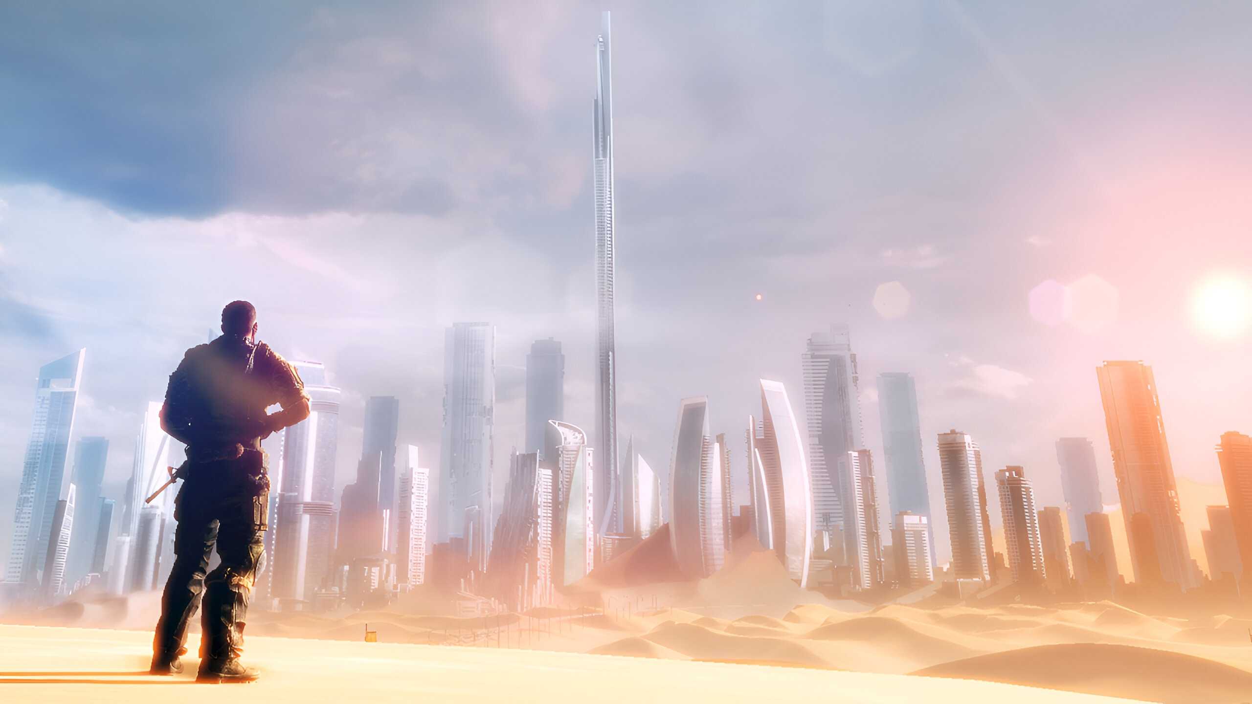 The Dubai skyline in Spec Ops: The Line.