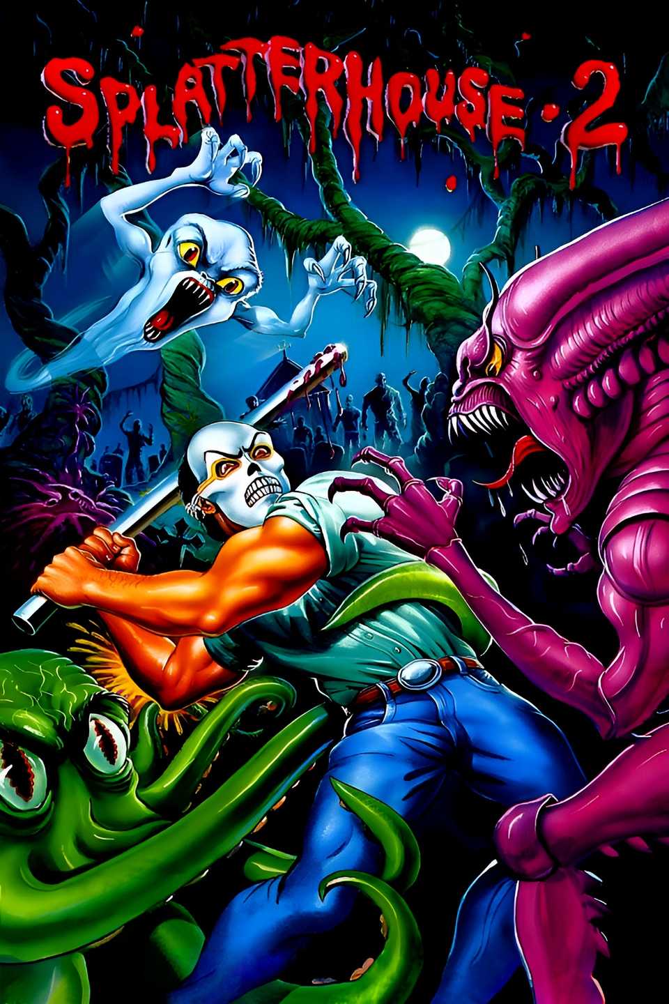 Box art for Splatterhouse 2