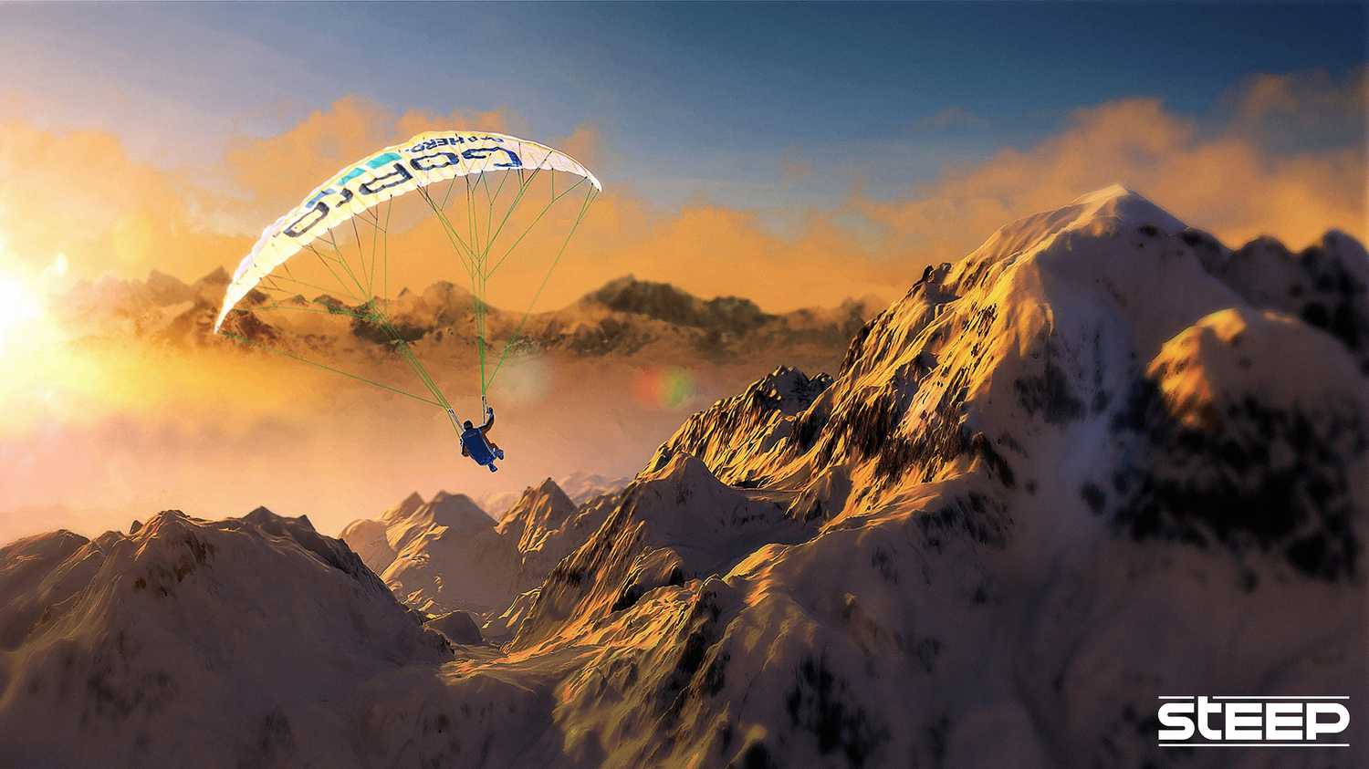 The Swiss Alps in Steep.