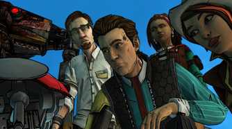 Rhys, Sasha, and Fiona in Tales from the Borderlands.