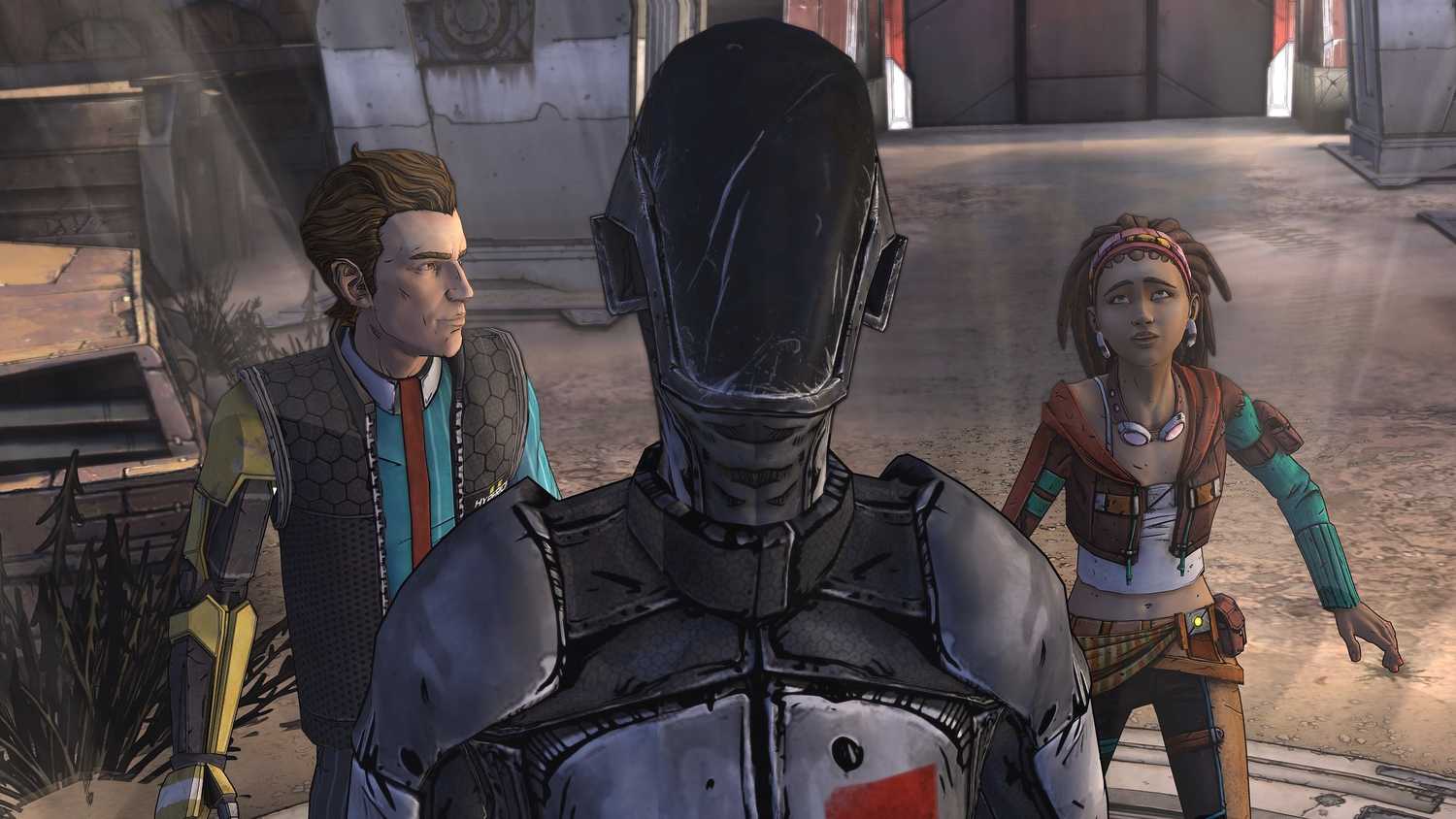 Rhys and Sasha in Tales from the Borderlands.