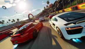 A race in The Crew: Motorfest.