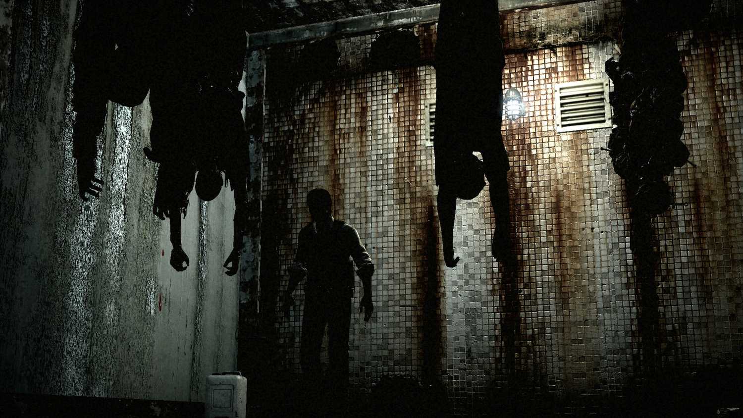 Sebastian seeing hanging corpses in The Evil Within.