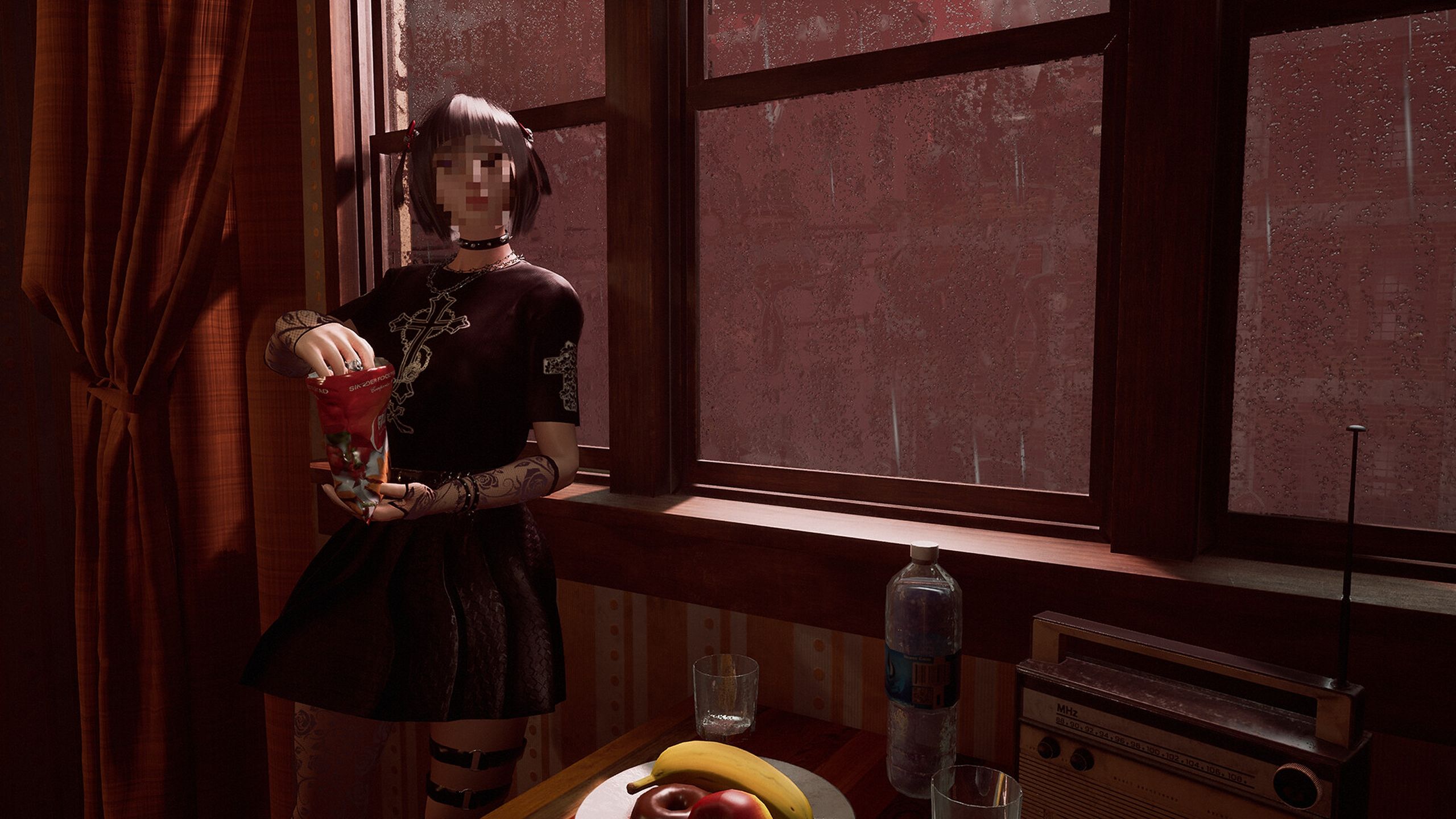 A goth NPC in The Inn-Sanity.