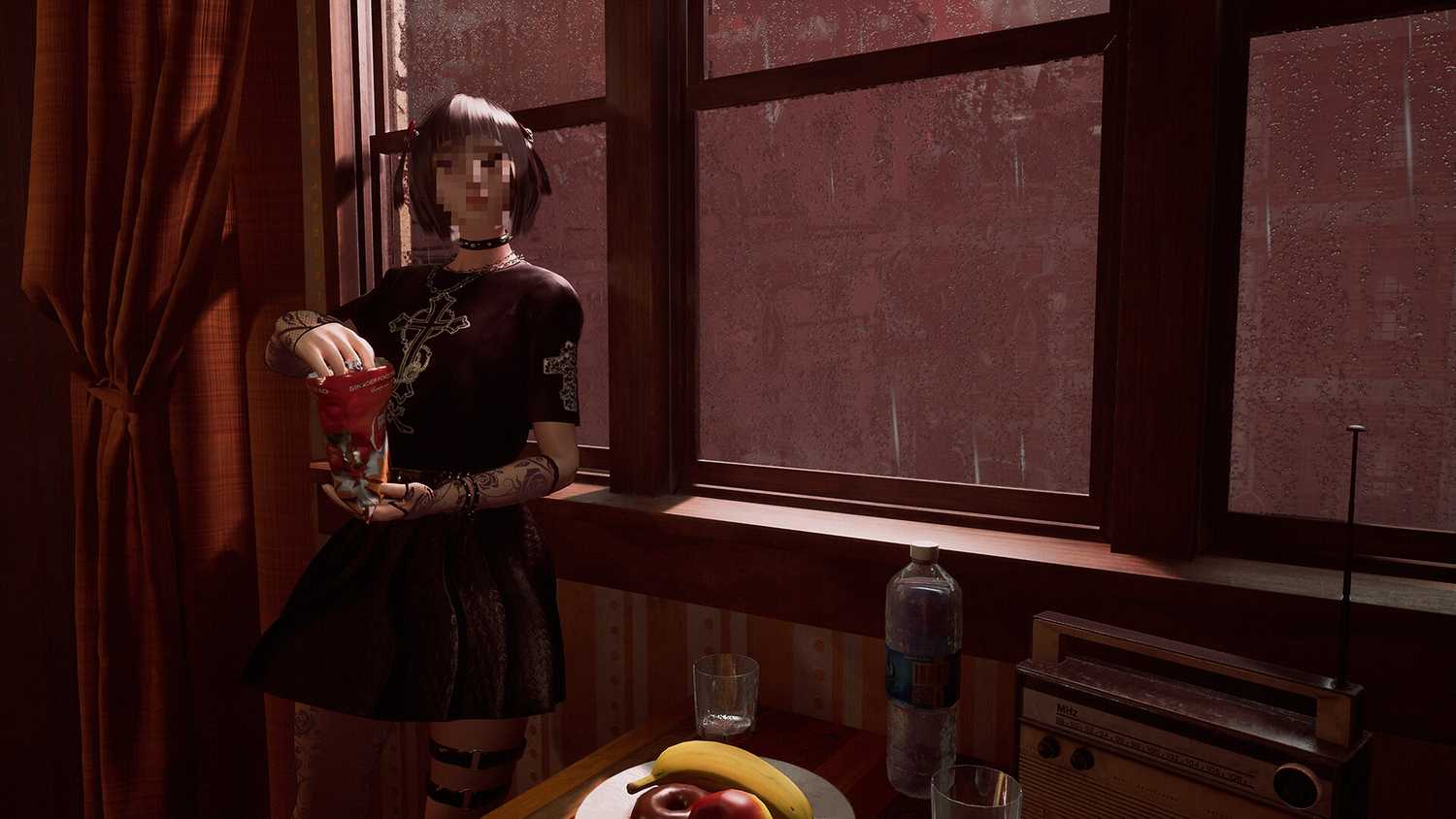 A goth NPC in The Inn-Sanity.