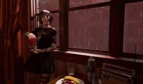 A goth NPC in The Inn-Sanity.