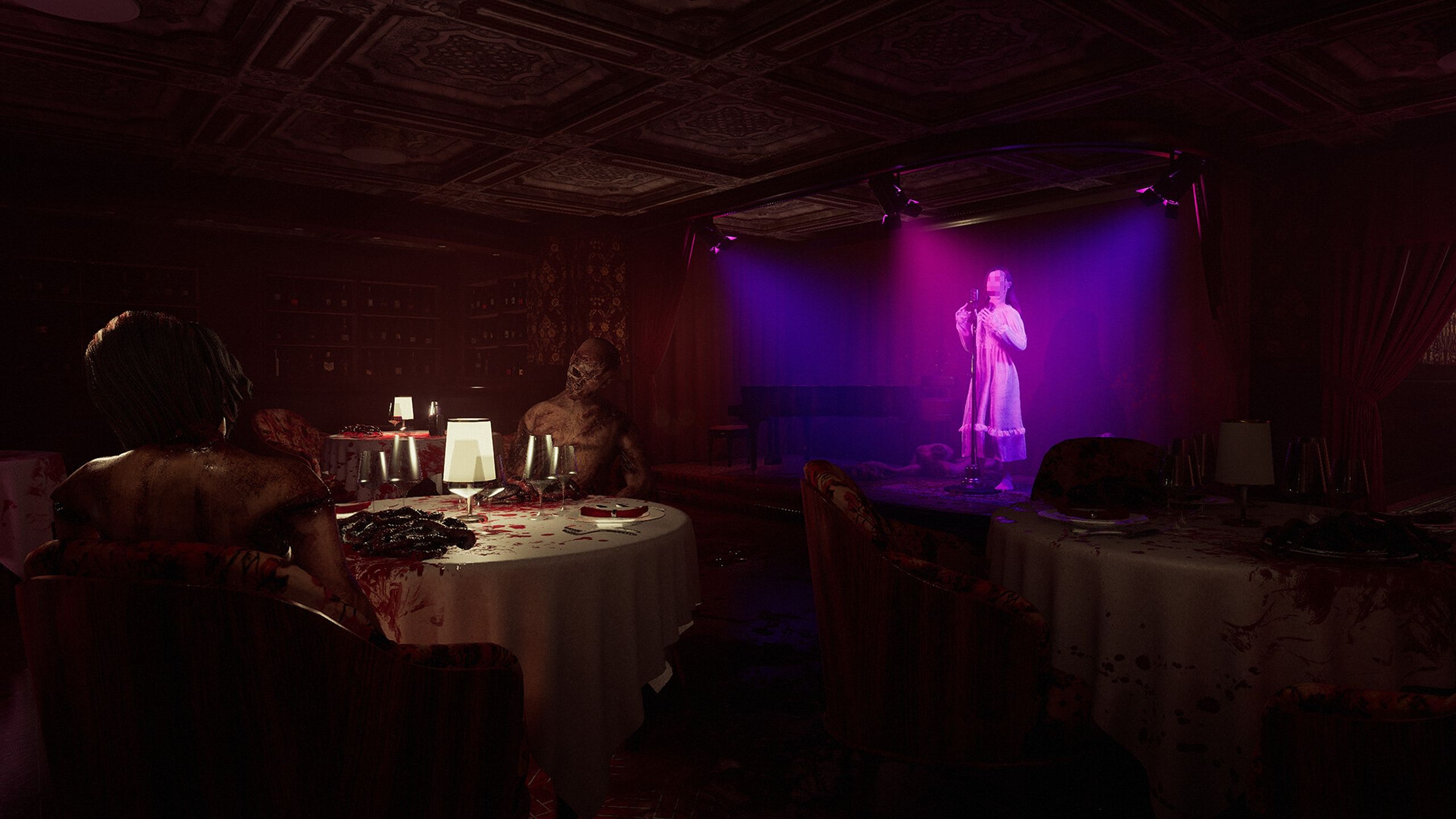 A musical performance in a haunted restaurant in The Inn-Sanity.