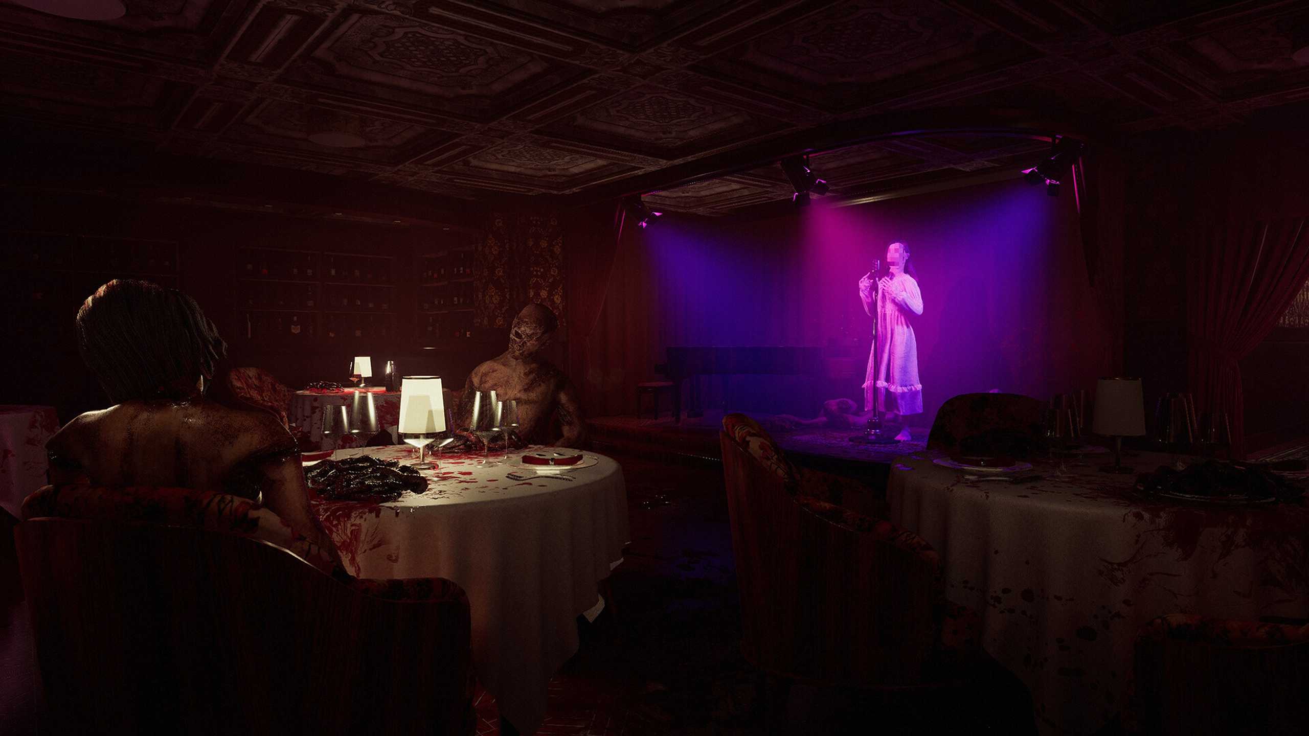 A musical performance in a haunted restaurant in The Inn-Sanity.