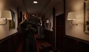 An NPC in a hotel corridor in The Inn-Sanity.