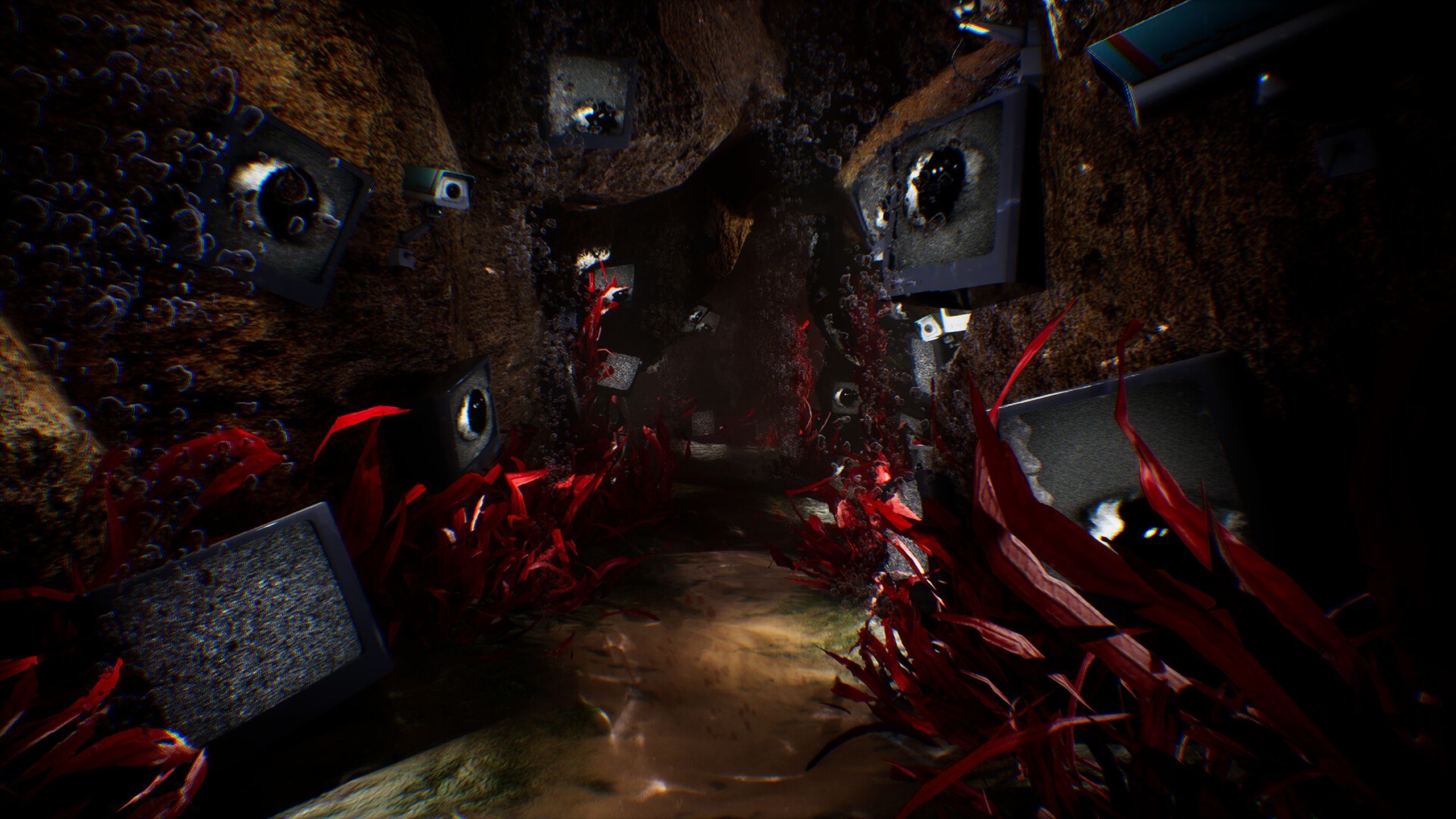 An underwater nightmare sequence in The Inn-Sanity.