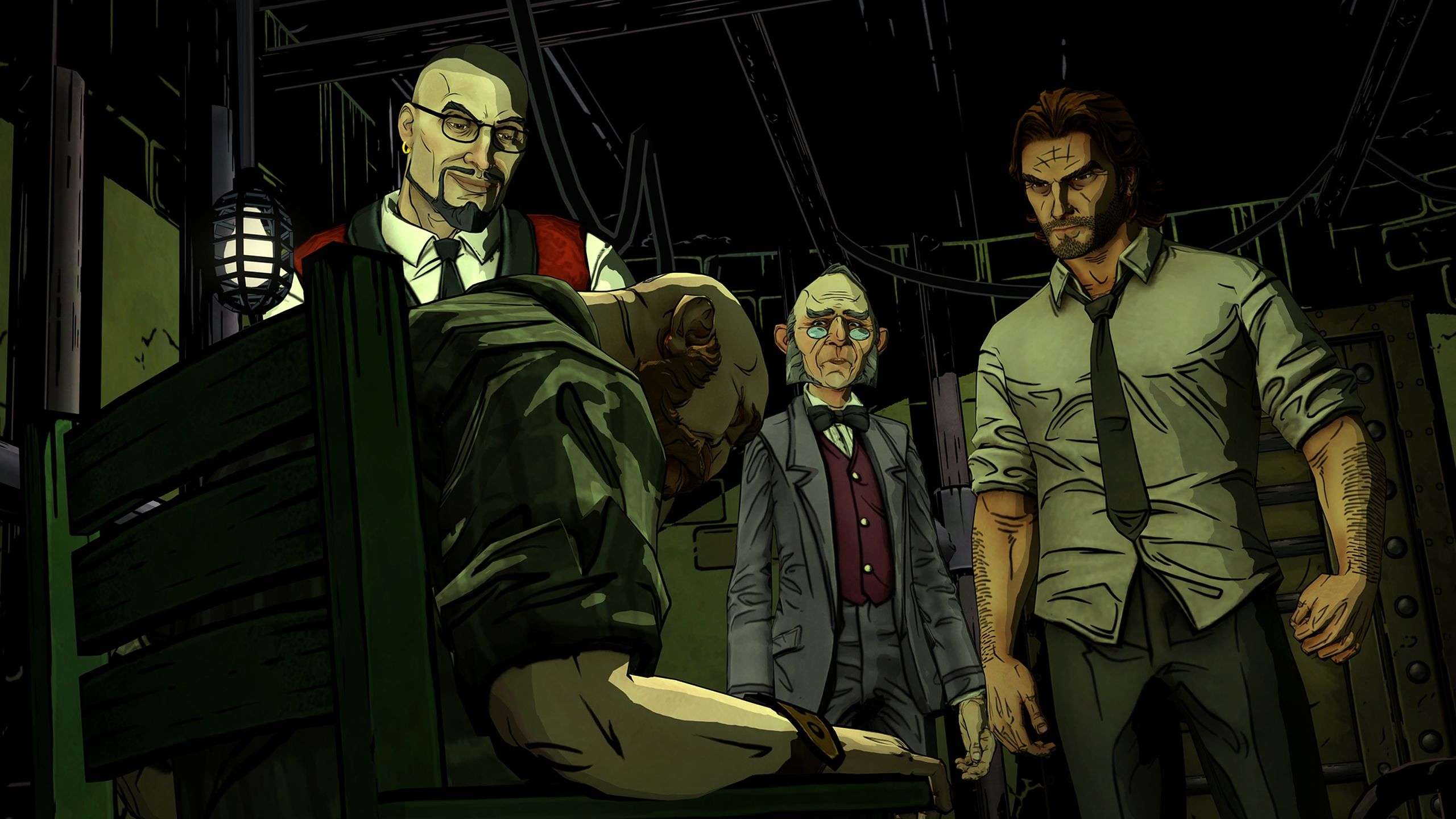 Bigby Wolf in an interrogation in The Wolf Among Us.