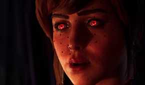 Lour with red eyes in Vampire: The Masquerade – Bloodlines 2.