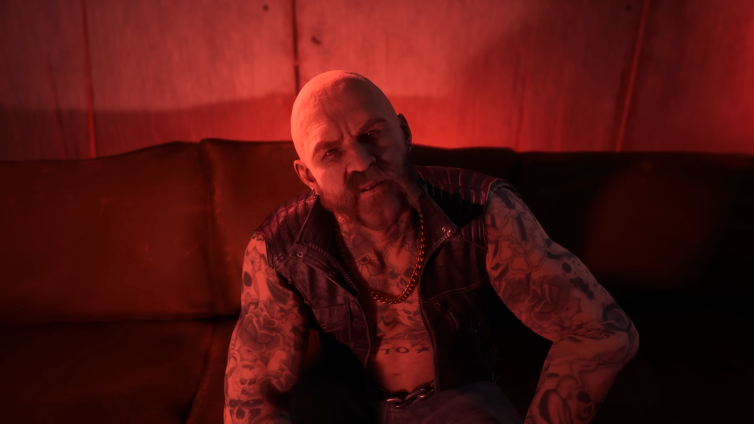Talking to a Brujah leader in Vampire: The Masquerade – Bloodlines 2.