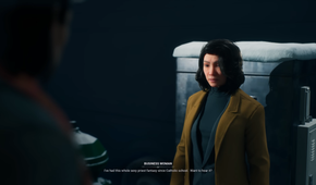 Talkingto an NPC in Vampire: The Masquerade – Bloodlines 2.