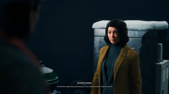 Talkingto an NPC in Vampire: The Masquerade – Bloodlines 2.