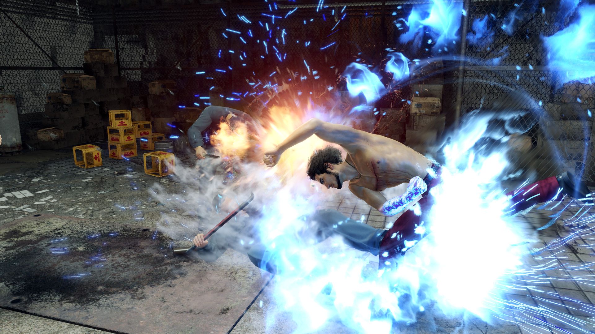 Ichiban uses a special attack in Yakuza: Like a Dragon
