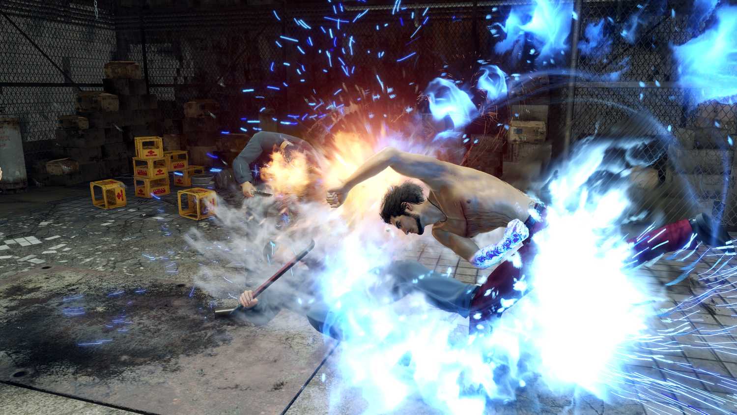 Ichiban uses a special attack in Yakuza: Like a Dragon