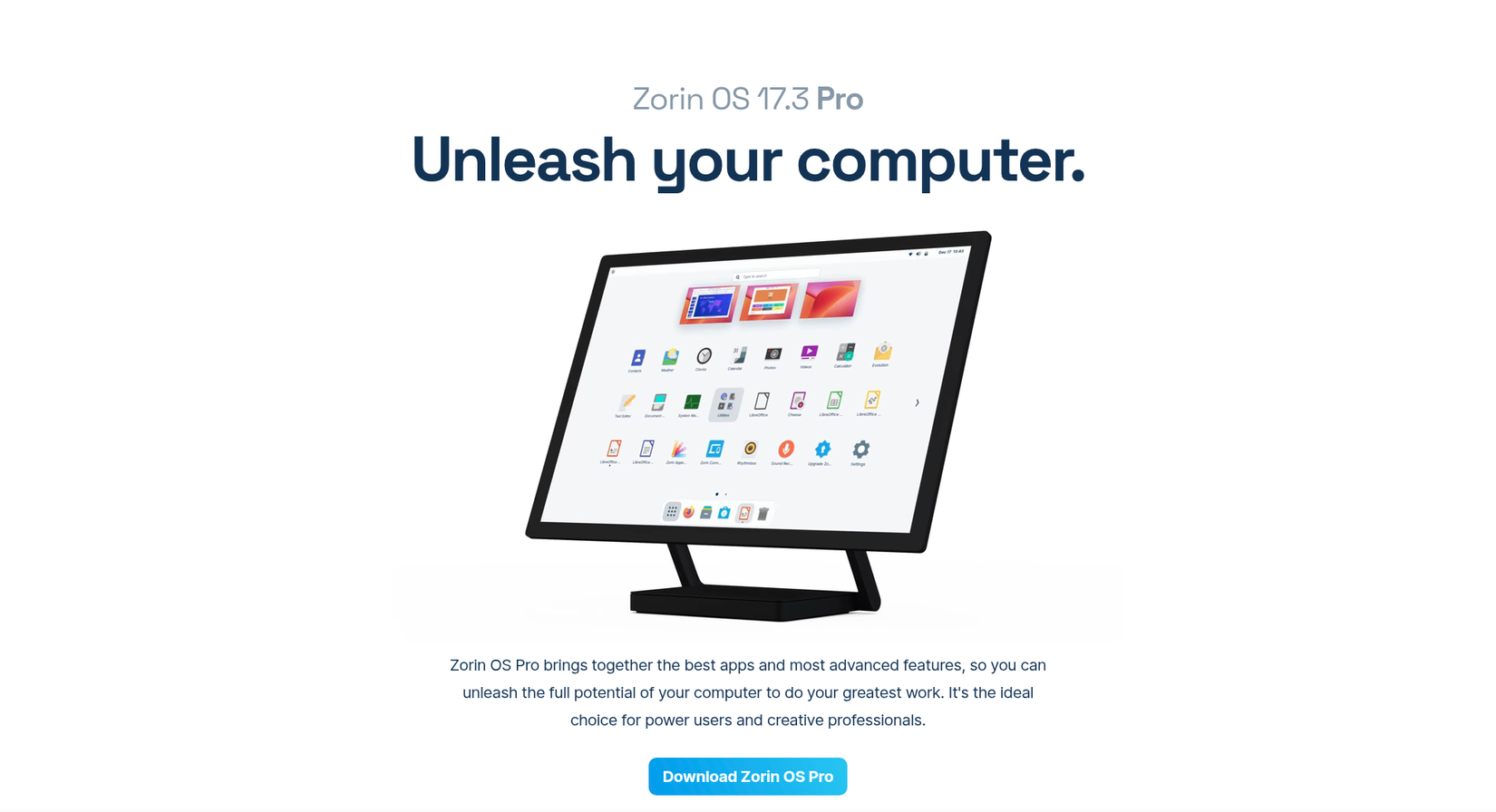 ZORIN OS18ですMicrosoft Surface Pro3