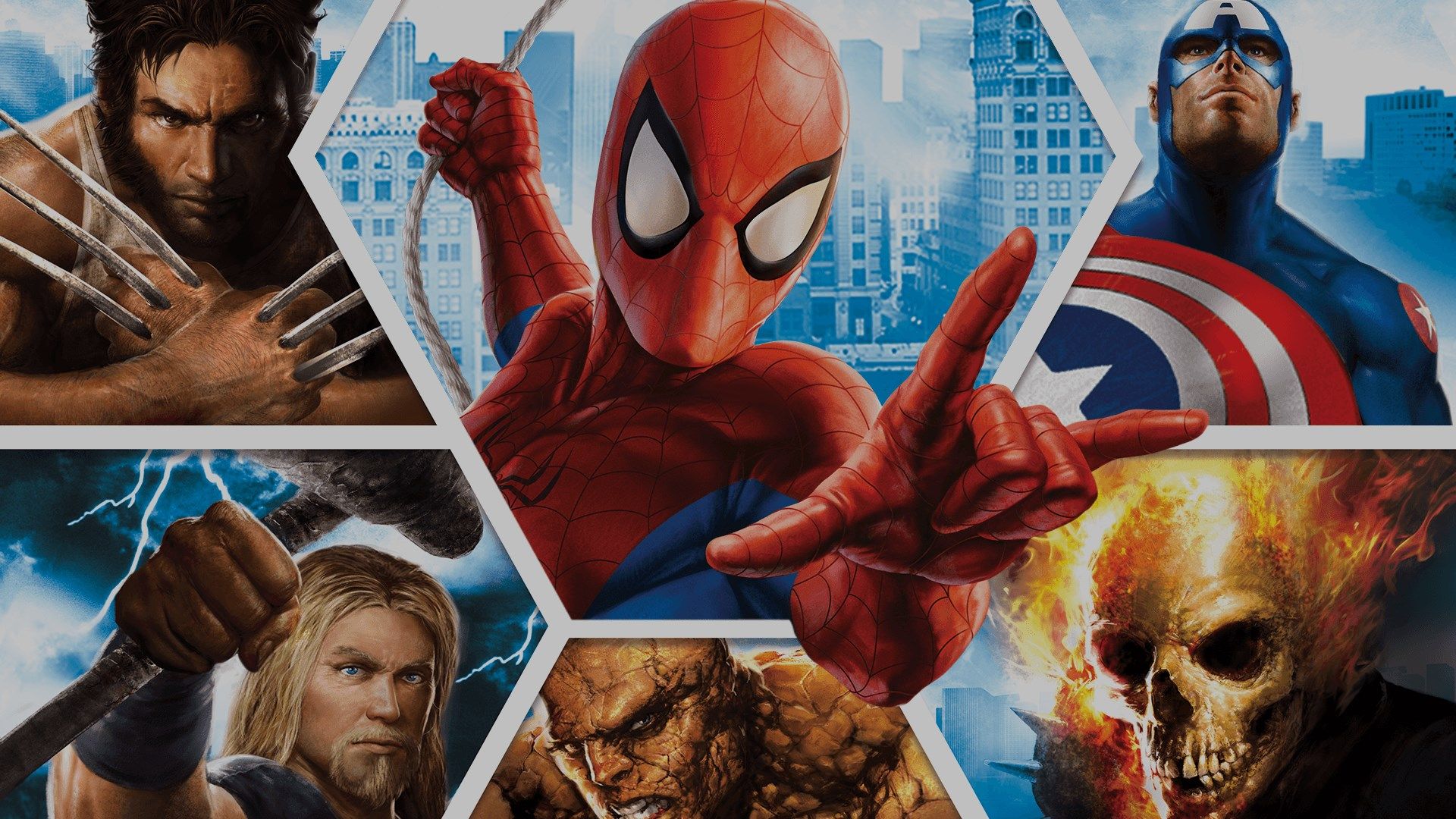 The main box key art for Marvel Ultimate Alliance