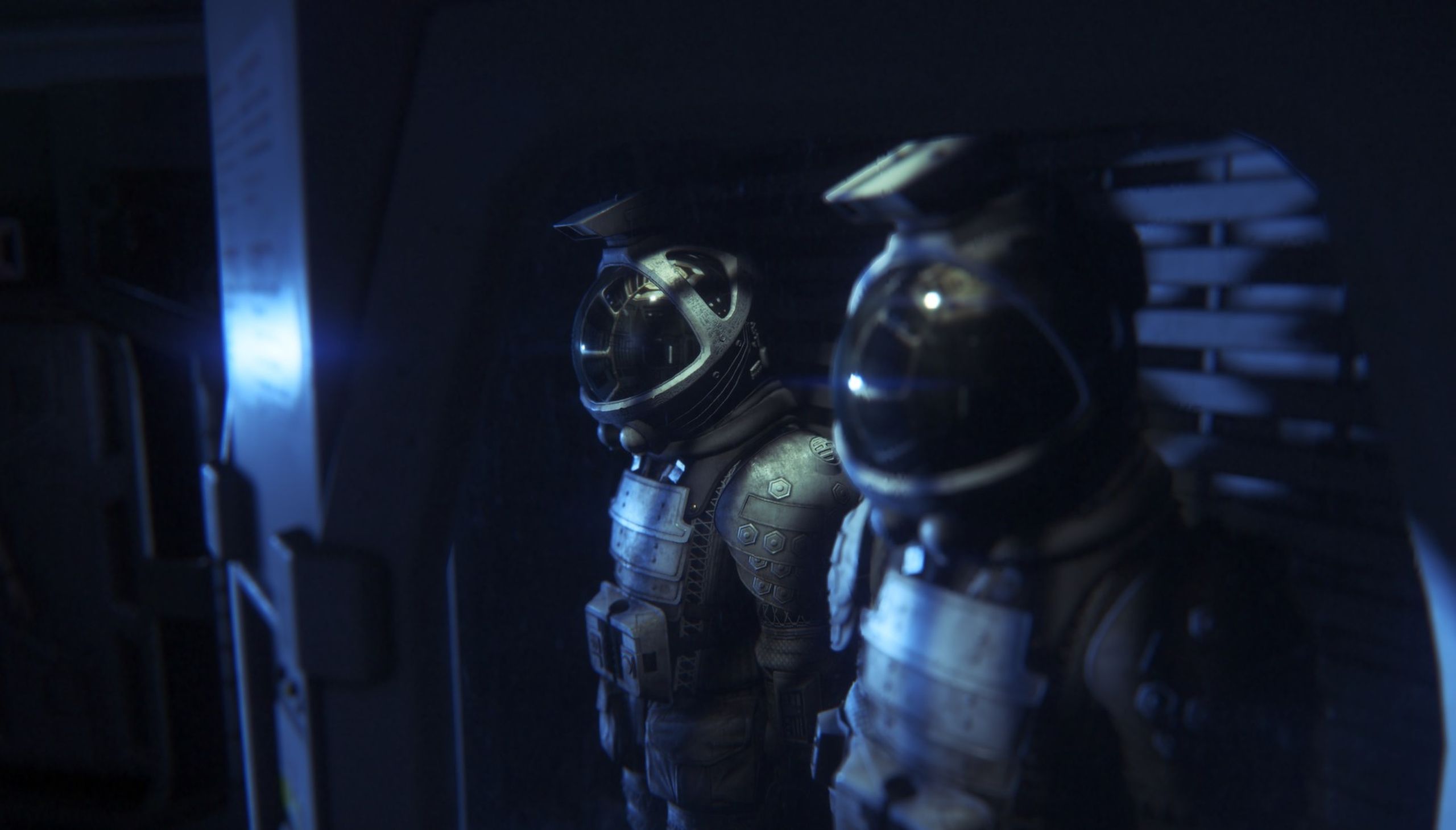 Space suits in Alien: Isolation.