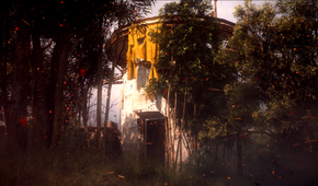 A raider camp in Arc Raiders.