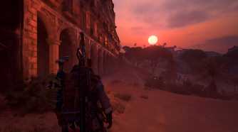 The Buried City's golden hour in Arc Raiders.
