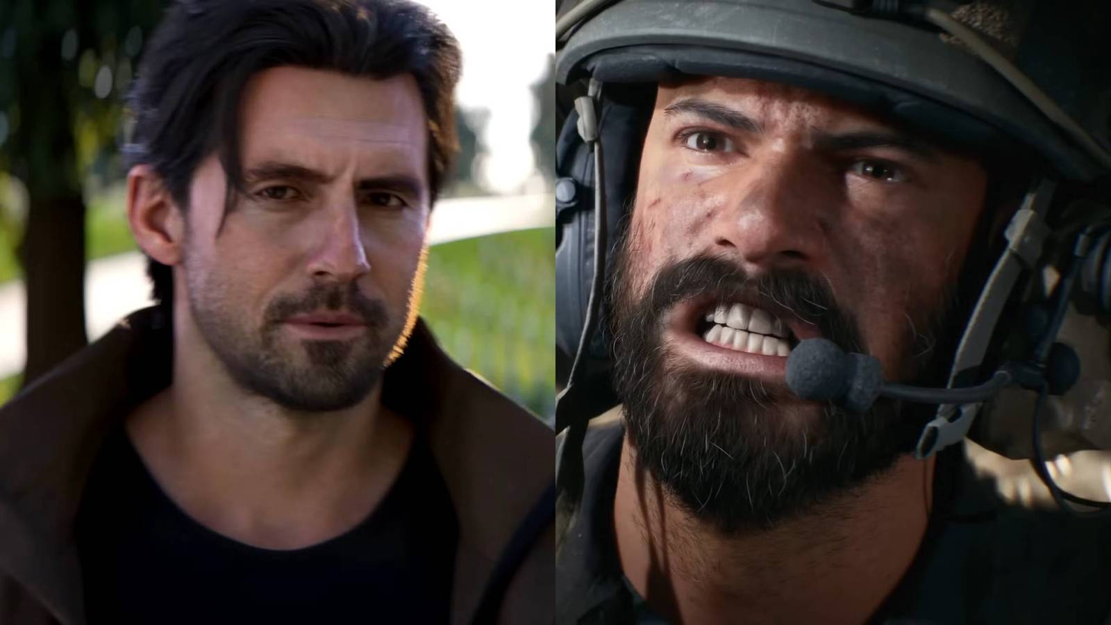 David Mason from Call of Duty: Black Ops 7 and Haz Carter from Battlefield 6.