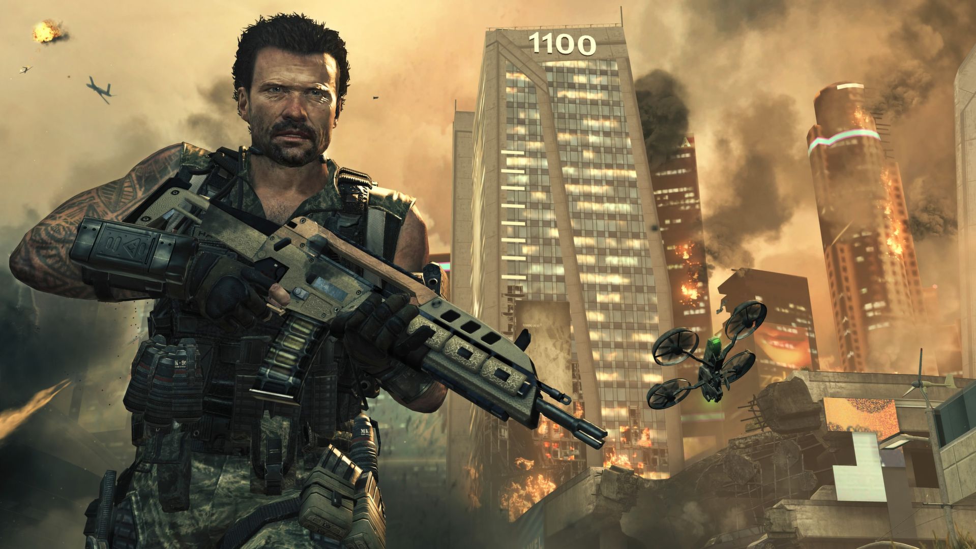 A character in Call of Duty: Black Ops 2
