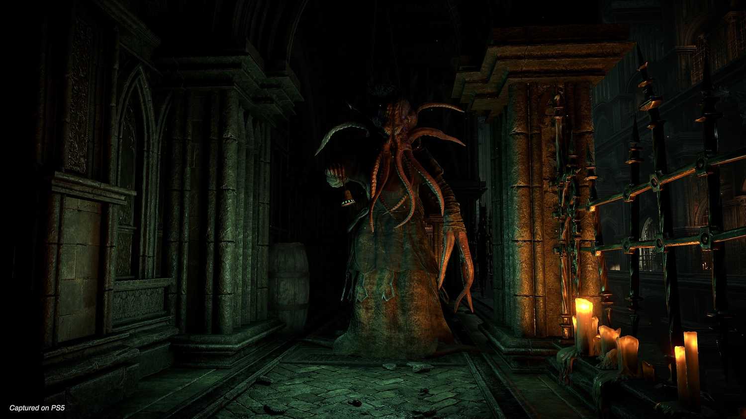 A mind flayer in Demon's Souls (2020).