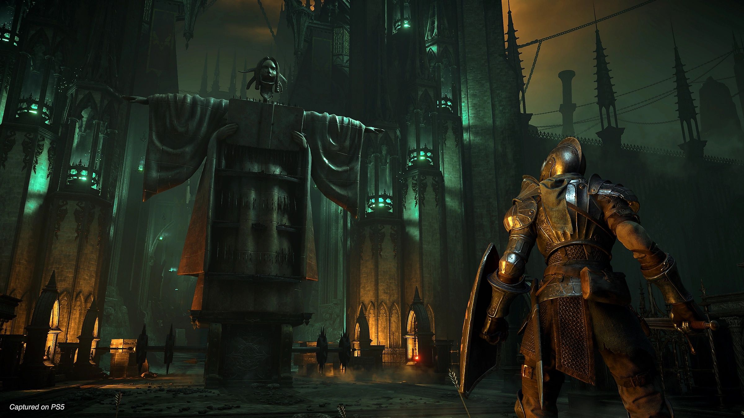 Screenshot from the game Demon's Souls (2020).