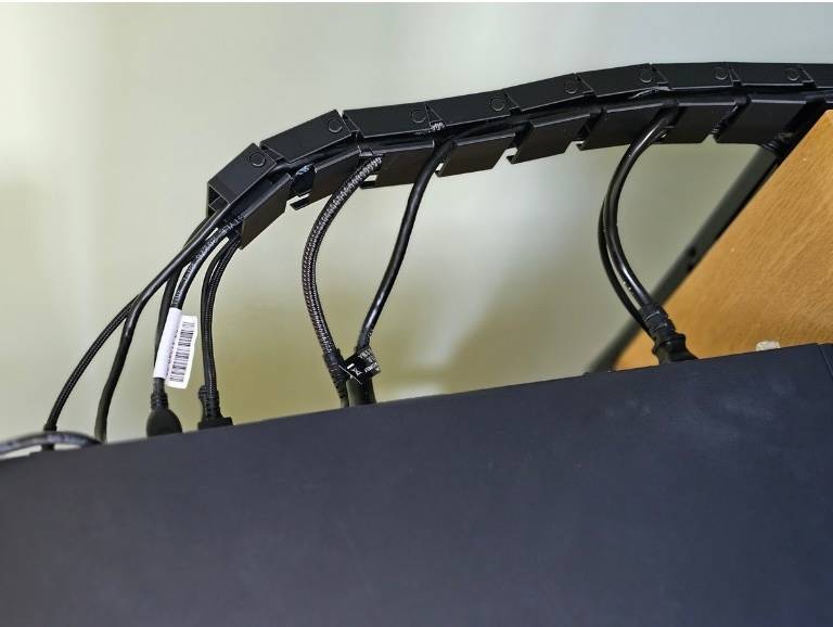 Cadena portacables de escritorio modular: gestión limpia de cables de j46kp26