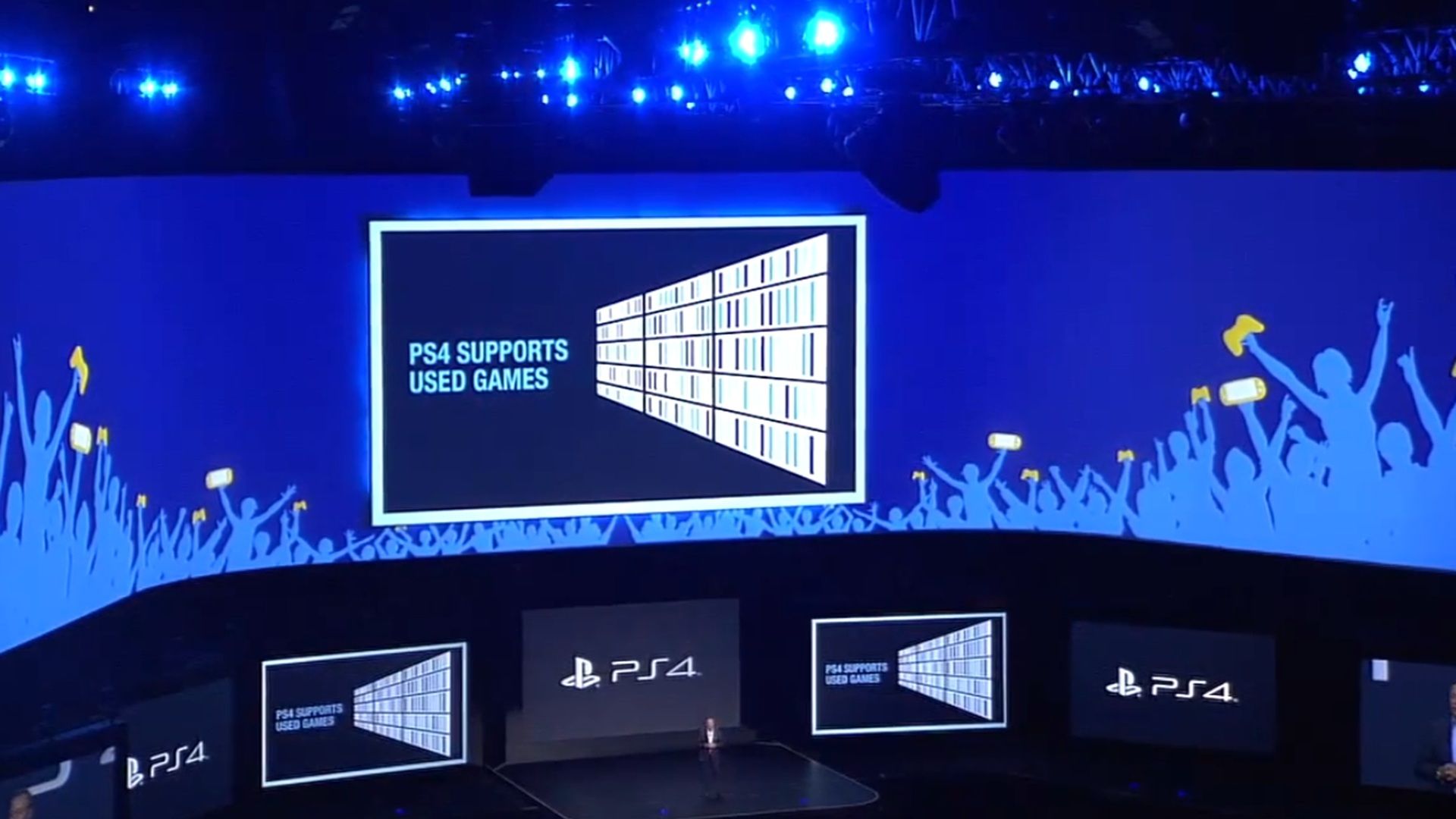 A screenshot of the PlayStation E3 2013 press conference