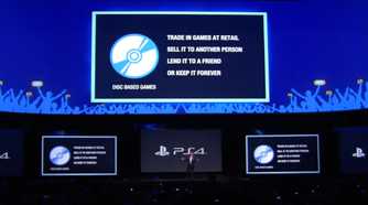 A screenshot of the PlayStation E3 2013 press conference