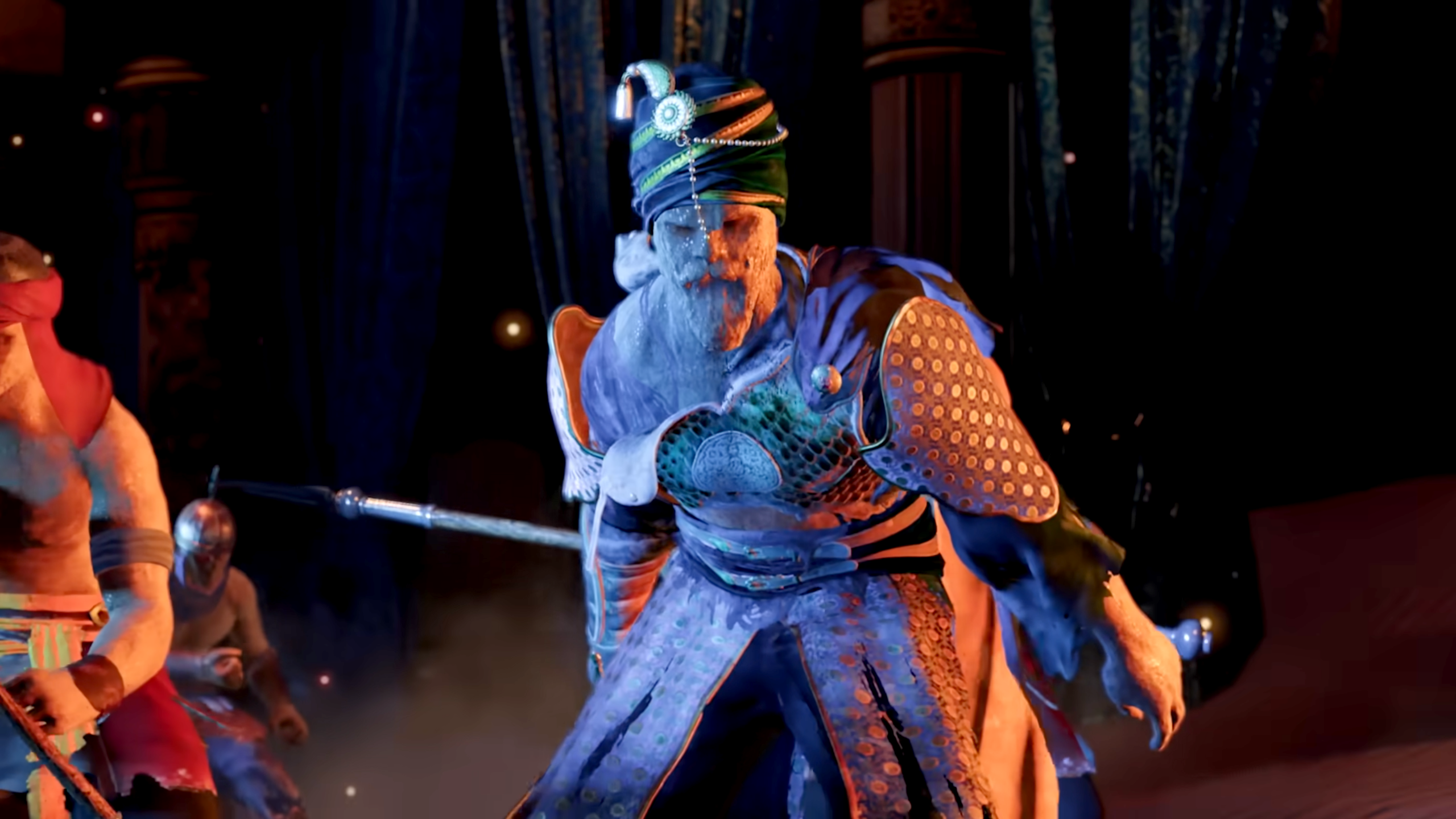 Sand monsters in Prince of Persia: The Sands of Time's 2021 remake's trailer.