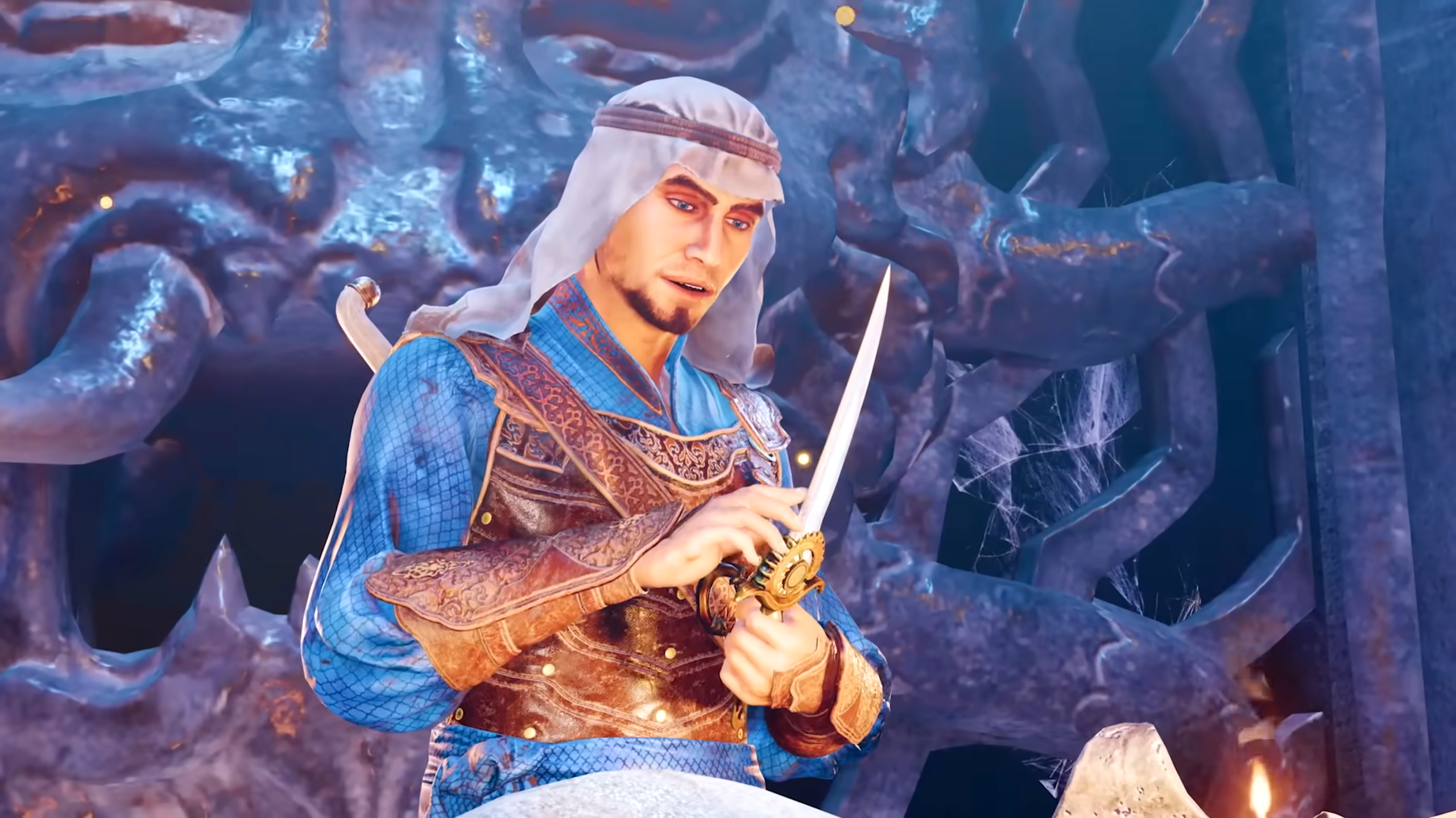 The prince in Prince of Persia: The Sands of Time's 2021 remake's trailer.