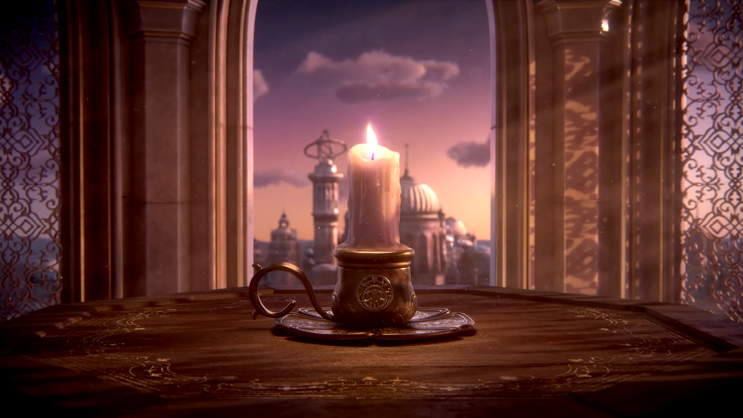 Candle coming back to life in Prince of Persia: The Sands of Time's 2026 teaser.