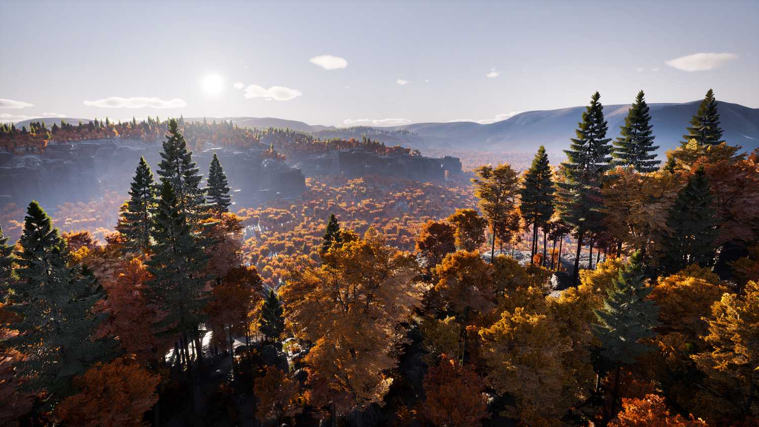 A large vista of the game world in Prologue: Go Wayback
