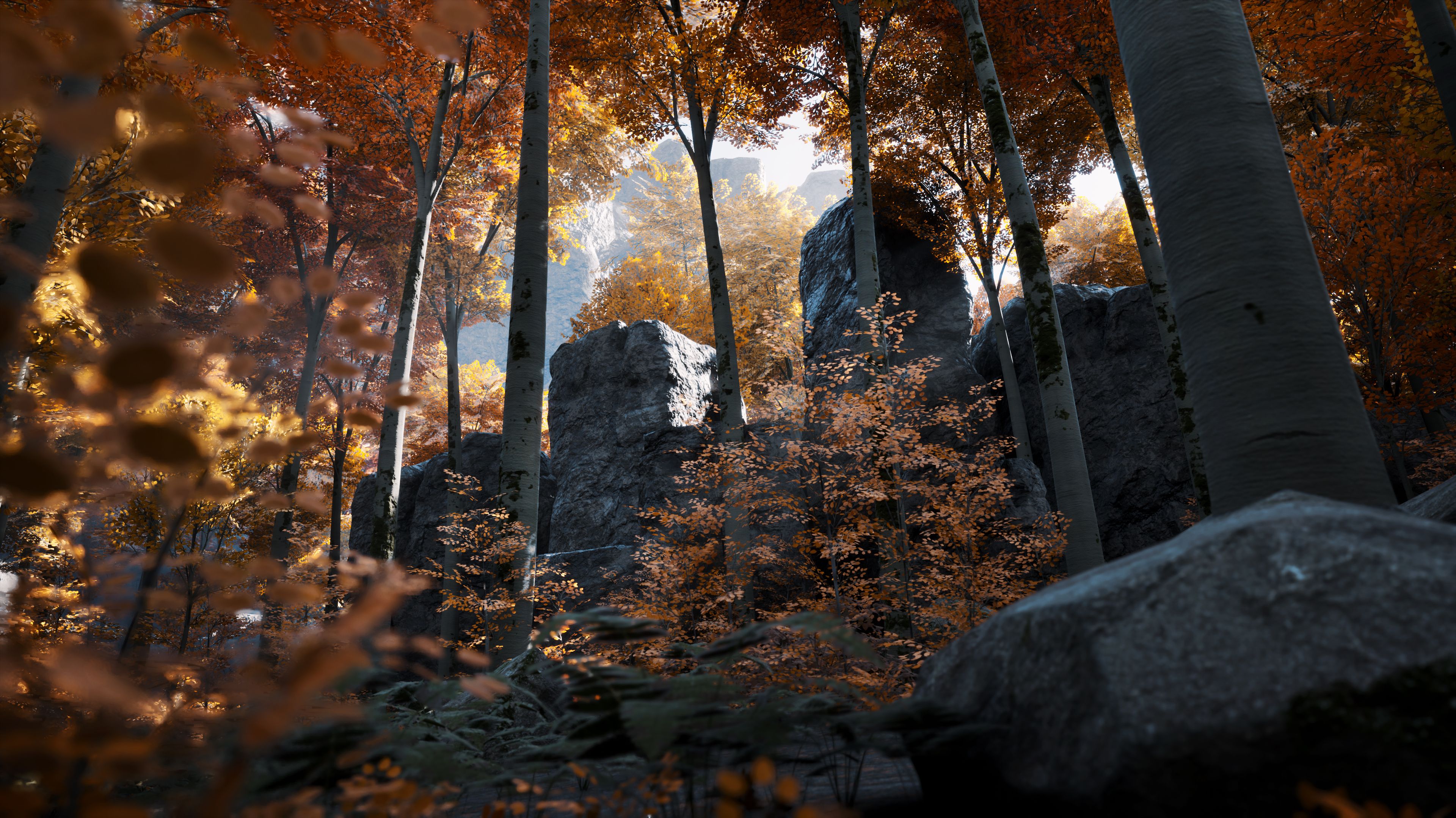 Walking up a mountain in Prologue: Go Wayback